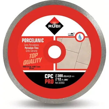 Řezný kotouč RUBI Diamantový kotouč CPC 300 PRO na porcelán (Ref. 30960)