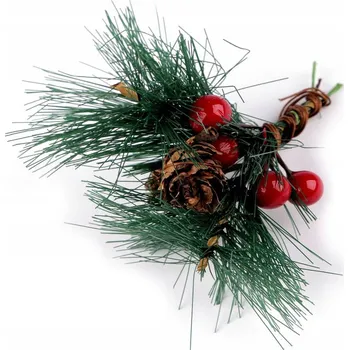 umělá květina Umělá větvička na drátku 3 ks