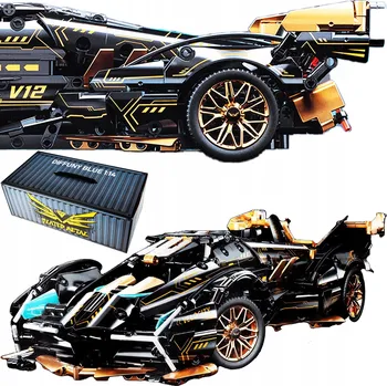 ostatní stavebnice Stavební Stavebnice SPORTOVNÍ AUTO V12 1000 DÍLŮ 1:14 Dárek pro chlapce