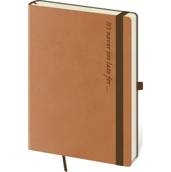 Zápisník Linkovaný zápisník Flexies L Brown