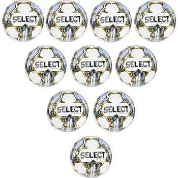 Fotbalový míč 10x Fotbalový míč Select Contra DB bílá/modrá (3)