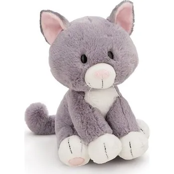 plyšák NICI plyš Kočka šedá 20cm, GREEN