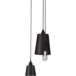 Buster & Punch HOOKED Mix E27 grafitové závěsné svítidlo Bronzová tmavá / 3 / 2.6m