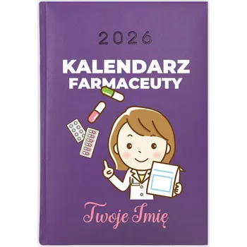 Kalendář Knihový kalendář 2026 A5 fialový