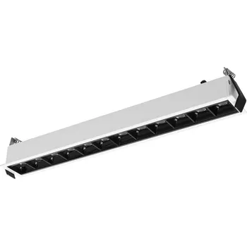 Indeluz Sigma M Trim LED zápustné liniové svítidlo 3000K / Bílá