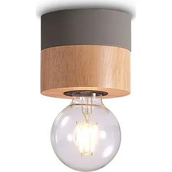 Wood E27 přisazené svítidlo Šedá