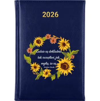 Kalendář Knižní kalendář 2026 A5 modrý