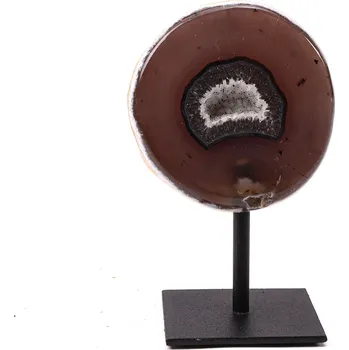 Přírodní kámen Magieprirody.cz Achát drúza na stojánku 390g Top kvalita #ATS050