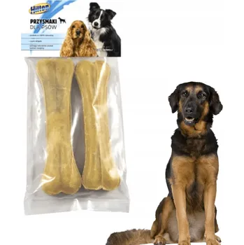 Pamlsek pro psa Psí pamlsek lisovaná kost přírodní žvýkací hračka Hilton 2 ks 12,5 cm 80 g