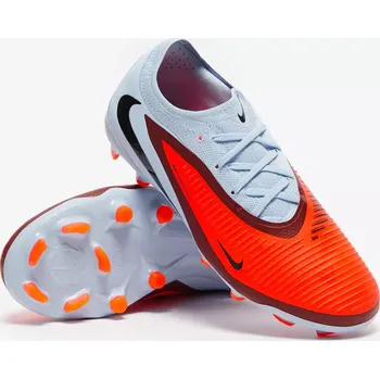 Kopačky Dětské kopačky Nike Phantom 6 Pro Low FG/MG světle modrá/červená