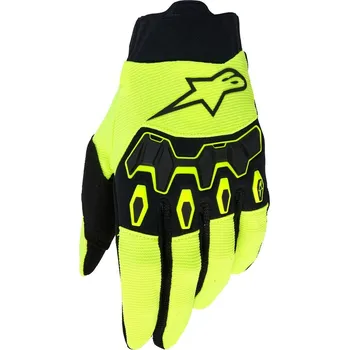 Moto rukavice Rukavice full bore v2, alpinestars (žlutá fluo/černá, vel. m)