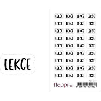 samolepka Fleppi Samolepky Lekce