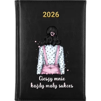 Kalendář Knižkový kalendář 2026 A5 černý