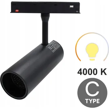 LED Track reflektor 12W 4000K Neutrální bílá Typ B SMART TRACK 48VDC