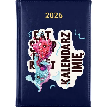 Kalendář Knižní kalendář 2026 A5 modrý