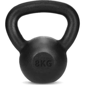 Kettlebell 4FIZJO 8 kg černý