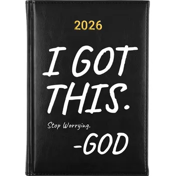 Kalendář Knižkový kalendář 2026 A5 černý