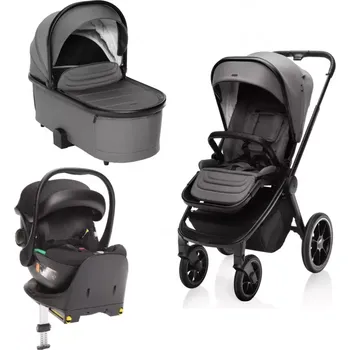 Kočárek Zopa Set kočárek Move Cross 3 + hluboká korba Move XL 3 + autosedačka XM boss grey+ báze 2025 Tornado Grey