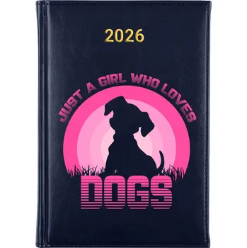 Kalendář Knižkový kalendář 2026 A5 FunnyCase modrý