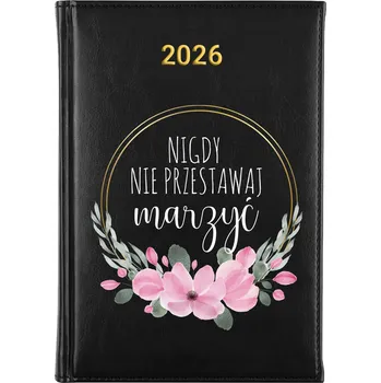 Kalendář Knižkový kalendář 2026 A5 černý