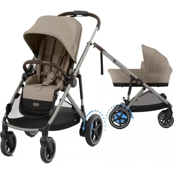 CDATA[Podrobnosti o produktu Set obsahuje: sportovní kočárek CYBEX e-Gazelle S a hlubokou korbu CYBEX Gazelle S Cot…
v 3 obchodech
![Kočárek CYBEX e-Gazelle S + Gazelle S Cot 2025 Almond Beige (Taupe Frame)