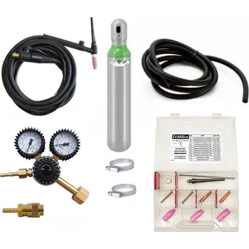 Příslušenství ke svářečce Sherman Set svařovací hořák T-17V 4m na TIG svařování škrtem 10-25