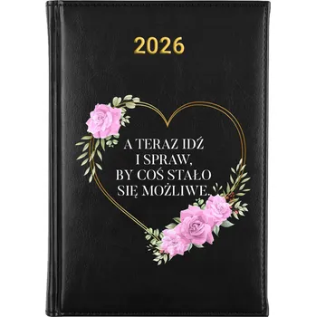 Kalendář Knižkový kalendář 2026 A5 černý