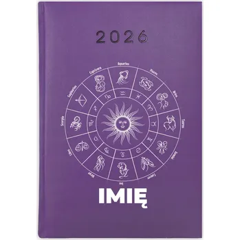 Kalendář Knihový kalendář 2026 A5 fialový