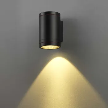 Luca round LED nástěnné svítidlo IP65 Ra>90 ⌀100mm / Dolu