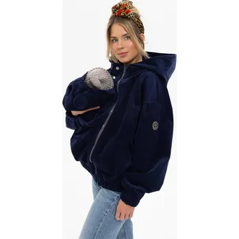 Dámská softshellová bunda Fun2bemum Nosicí a těhotenská manšestrová bunda/bomber - Moonlight Velikost dospělá: Standard