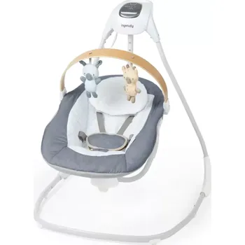 INGENUITY Houpačka pohupující hudební Chambray 0m+, do 9 kg