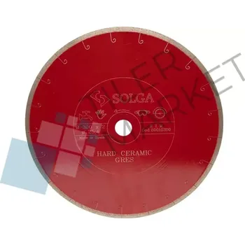 Řezný kotouč SOLGA Diamantový kotouč na tvrdou keramiku a gres 300/25,4 (Ref. 20010300)
