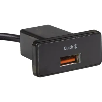USB nabíječka QC3.0 do panelu. 12/24V