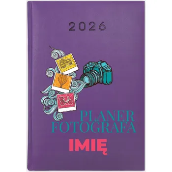 Kalendář Knihový kalendář 2026 A5 fialový