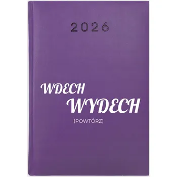 Kalendář Knižkový kalendář 2026 A5 Cute Cups fialový