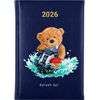 Kalendář Knižní kalendář 2026 A5 modrý