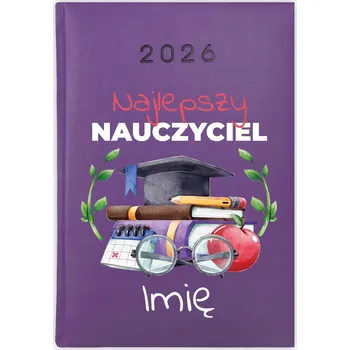 Kalendář Knihový kalendář 2026 A5 fialový