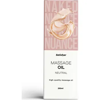 Erotický masážní přípravek Olej masážní SATISFYER Neutral 250 ml - s kupónem KUP15 cena 305 Kč + extra diskrétní expedice