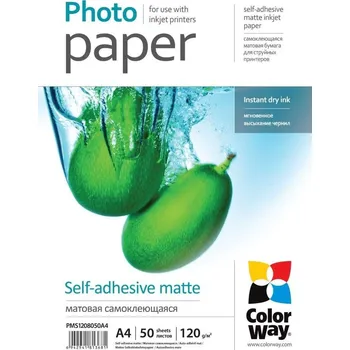 Fotopapír COLORWAY Fotopapír Matt Self ad. A4 50ks