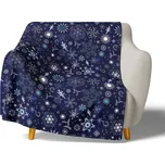 Mikroplyšová deka Ledové Vločky 150x200 cm