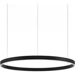Nova Luce Motif LED kruhové závěsné svítidlo stmívatelné CCT Černá / 2700K-6000K Stmívatelné pomocí ovladače / ⌀120cm