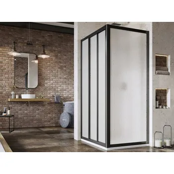 RAVAK Sprchový kout Ravak Supernova ASDP3/APSS 110x80x198 rohový, černá/pearl 00VD03R211;940403R211