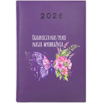 Kalendář Knihový kalendář 2026 A5 fialový