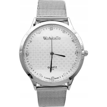 Hodinky Dámské hodinky WoMaGe náramek zlatý stříbrný