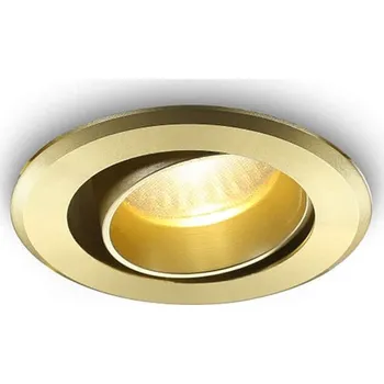 Bodové svítidlo Mini Spotlight LED zápustné svítidlo Zlatá / Náklopná