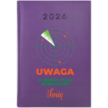 Kalendář Knihový kalendář 2026 A5 fialový