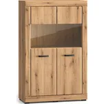 Vitrína Dora - ML Meble 92x144 cm