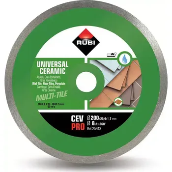 Řezný kotouč RUBI Diamantový kotouč CEV 200 PRO na obklady a dlažbu (Ref. 25913)