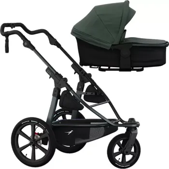 CDATA[Podrobnosti o produktu Součástí kombinace je konstrukce s hlubokou korbou. Hluboká korba se dá předělat na…
v 4 obchodech
![Kočárek TFK proA frame 2v1 2025 olive