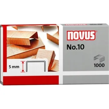 Spona do sešívačky Sponky NOVUS 10 měděné [1000]